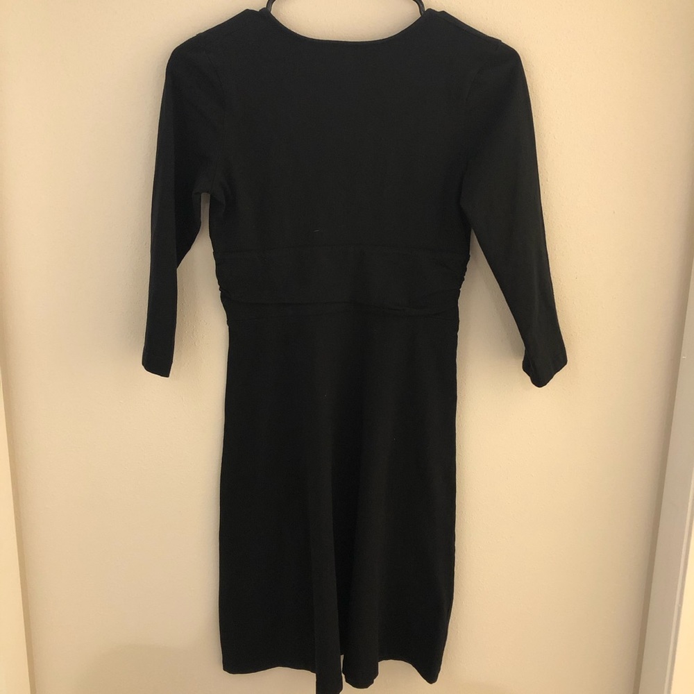 Patagonia Margot 3/4 sleeve black dress xs - Picture 5 of 5